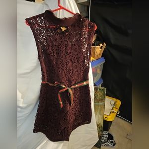 Gucci plum colored rompers size 4